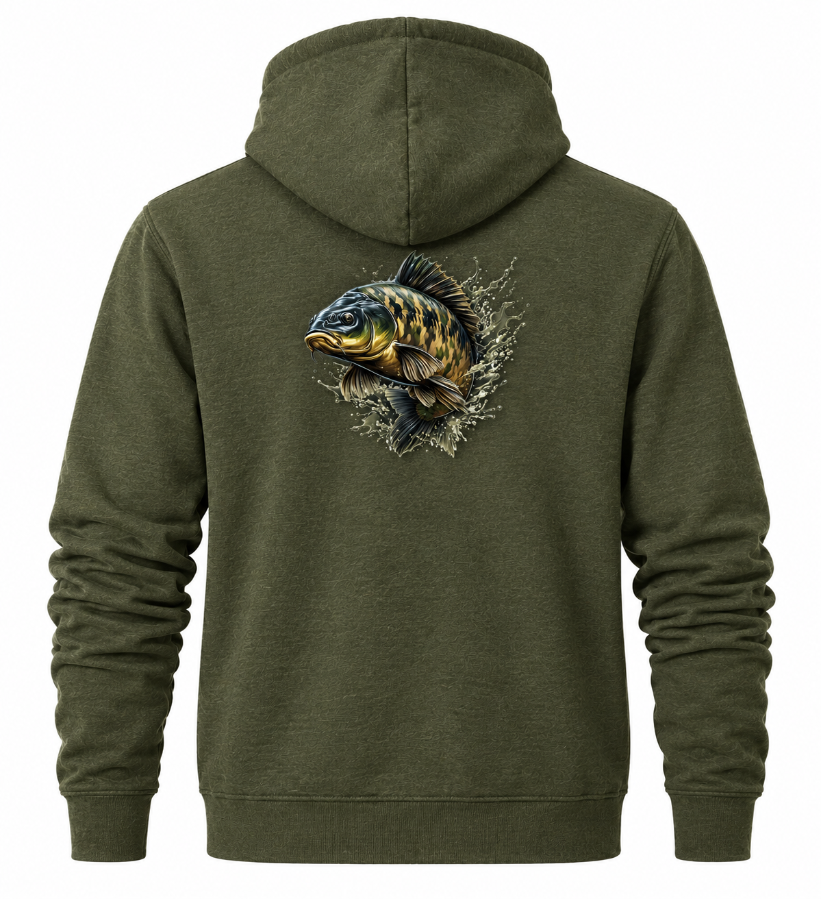 Sweat à Capuche "Édition Kaki" – Harkoss Fishing